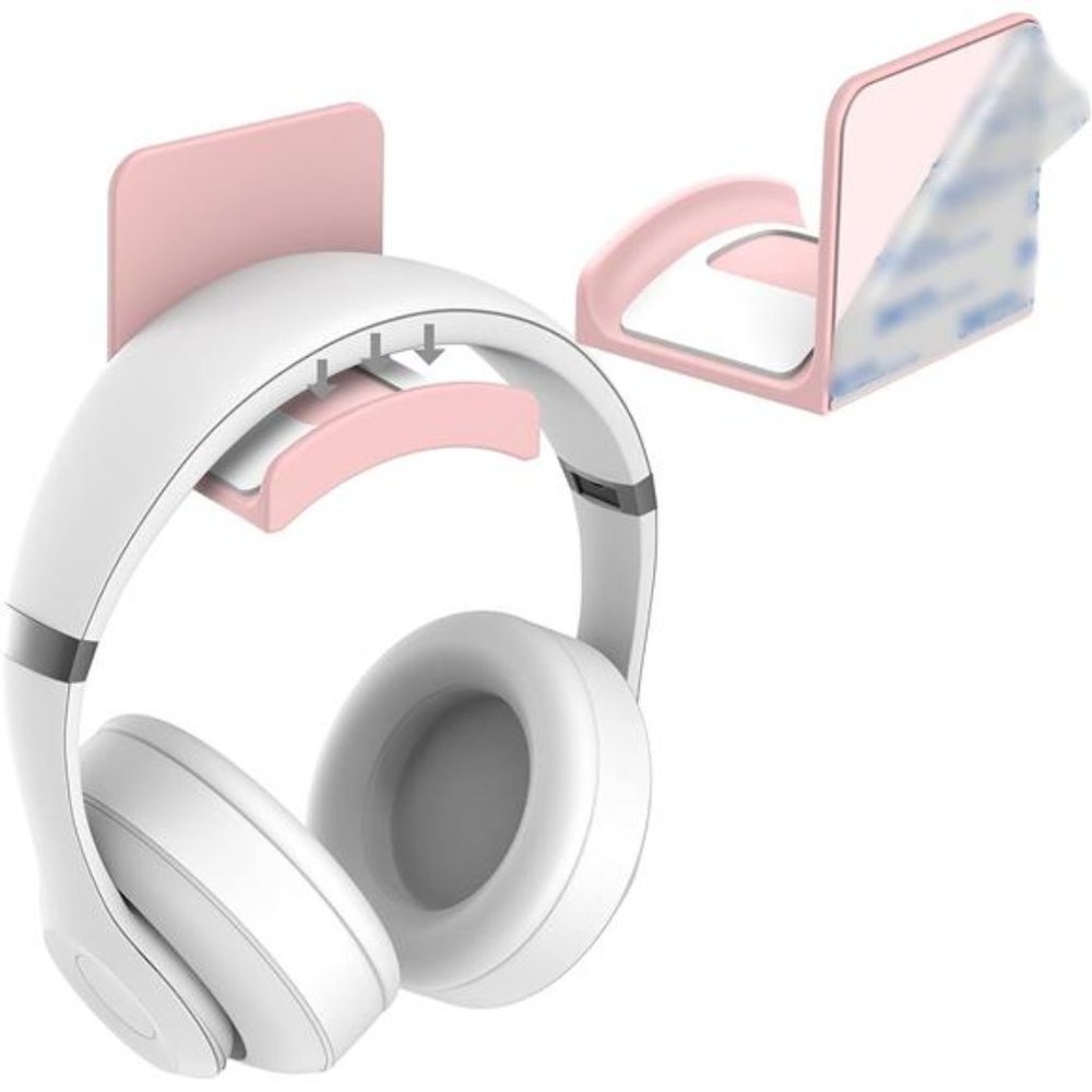 Headphone Stand Headset Holder -Adhesive Gaming Headphone Hanger Hook Desk Mount